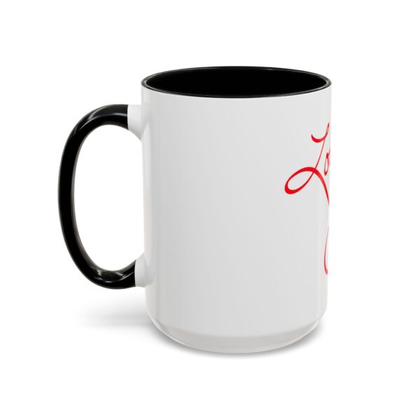 love you accent coffee mug perfect gift for birthdays, anniversaries, valentine's day, romantic coffee lover, meaningful morning ritual