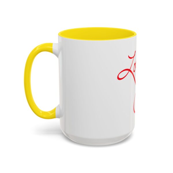 love you accent coffee mug perfect gift for birthdays, anniversaries, valentine's day, romantic coffee lover, meaningful morning ritual