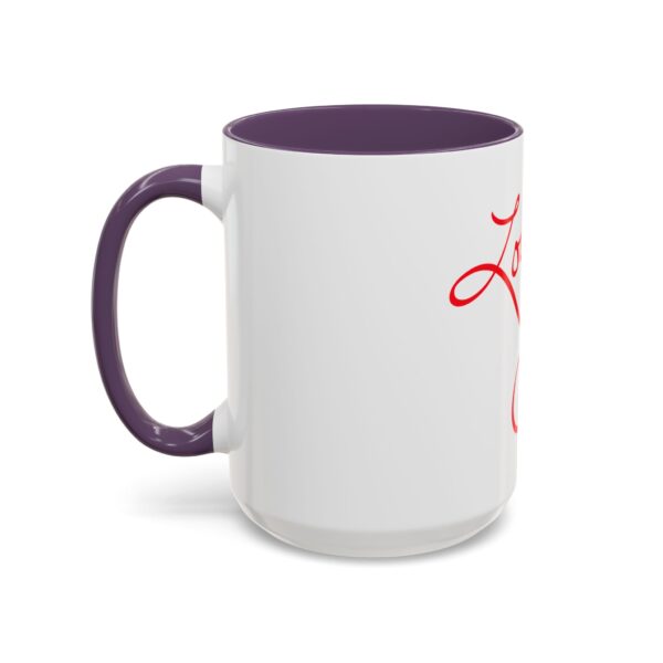 love you accent coffee mug perfect gift for birthdays, anniversaries, valentine's day, romantic coffee lover, meaningful morning ritual