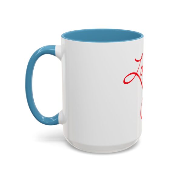 love you accent coffee mug perfect gift for birthdays, anniversaries, valentine's day, romantic coffee lover, meaningful morning ritual