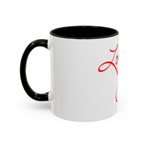 love you accent coffee mug perfect gift for birthdays, anniversaries, valentine's day, romantic coffee lover, meaningful morning ritual