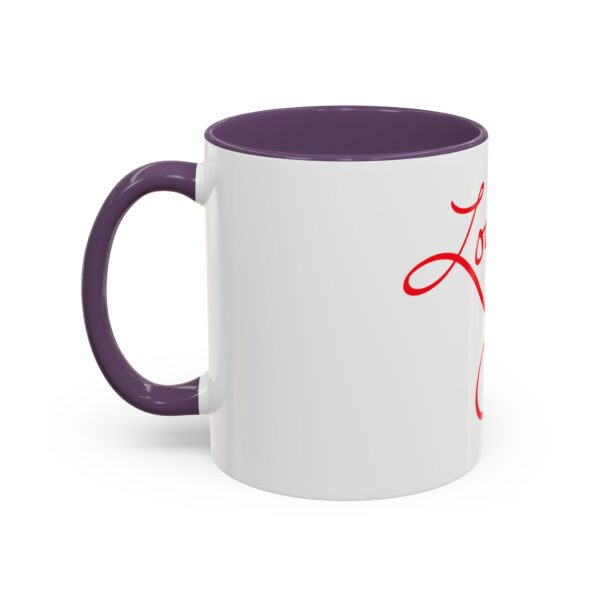 love you accent coffee mug perfect gift for birthdays, anniversaries, valentine's day, romantic coffee lover, meaningful morning ritual