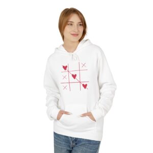 love themed tic tac toe hoodie for couples, cozy gift for valentine's, playful sweatshirt for gamers, unique gift for friends, cute [...]