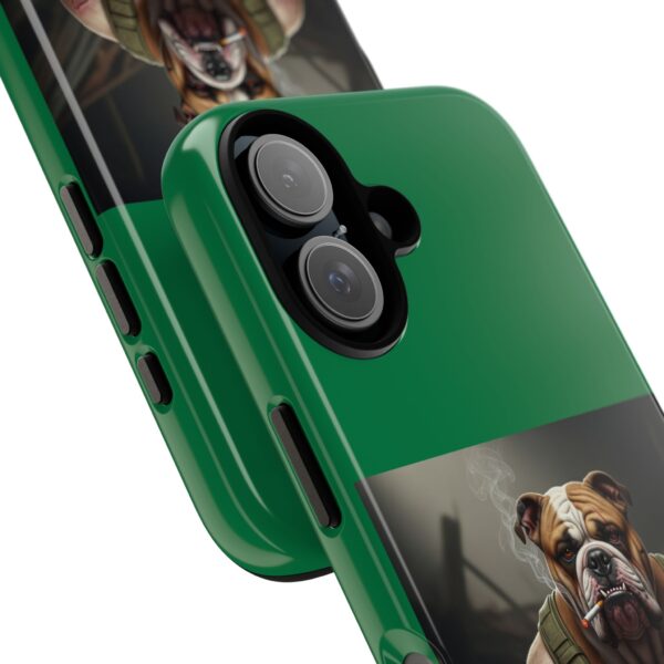 bulldog phone case tough cases, pet lover gift, dog themed accessory, birthday present, masculine tech decor