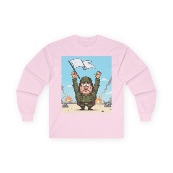 funny military peace long sleeve tee, gift for veterans, humorous t shirt, casual wear, army humor shirt