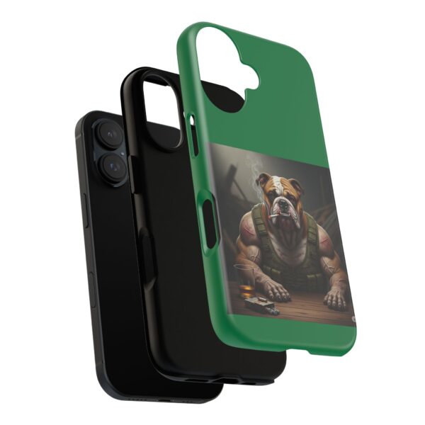 bulldog phone case tough cases, pet lover gift, dog themed accessory, birthday present, masculine tech decor