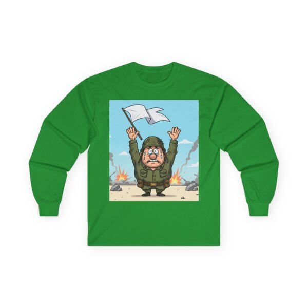 funny military peace long sleeve tee, gift for veterans, humorous t shirt, casual wear, army humor shirt