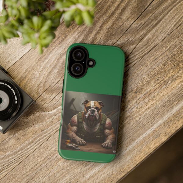 bulldog phone case tough cases, pet lover gift, dog themed accessory, birthday present, masculine tech decor