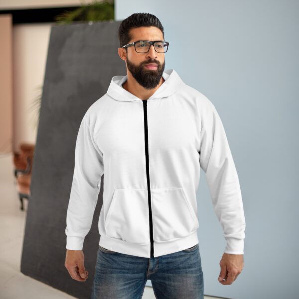 unisex zip hoodie – love by choice | couples anniversary gift, casual hooded sweatshirt, everyday comfort wear