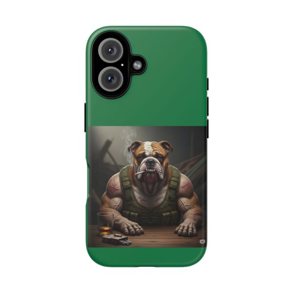 bulldog phone case tough cases, pet lover gift, dog themed accessory, birthday present, masculine tech decor