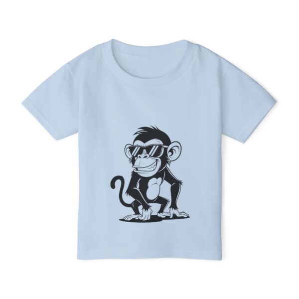 trendy toddler t shirt with cool monkey design, fun kids tee, monkey graphic shirt, summer apparel for toddlers, birthday gift