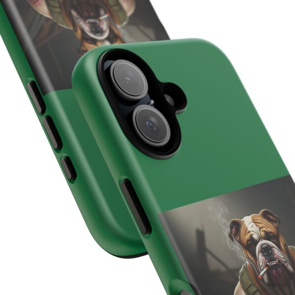 bulldog phone case tough cases, pet lover gift, dog themed accessory, birthday present, masculine tech decor