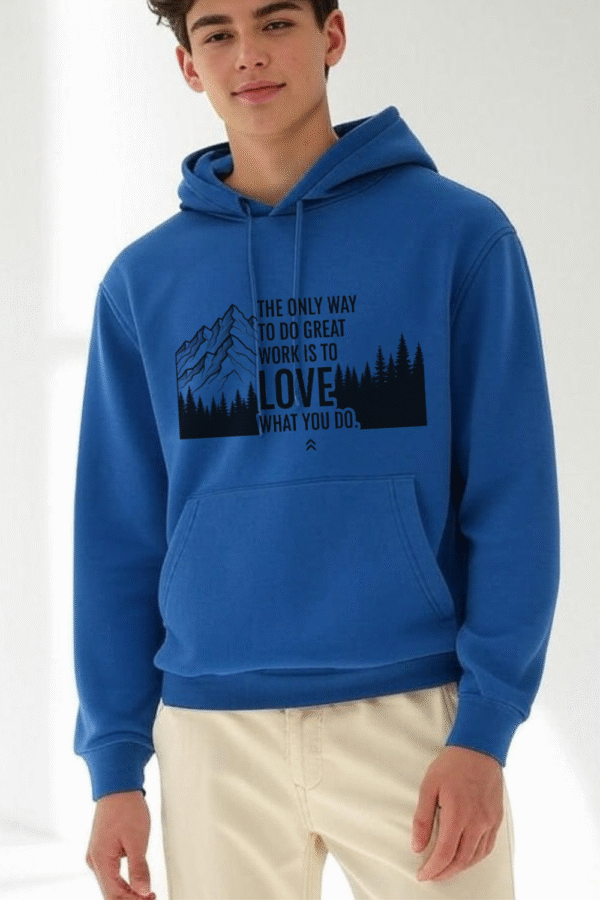 men's nublend® hooded sweatshirt