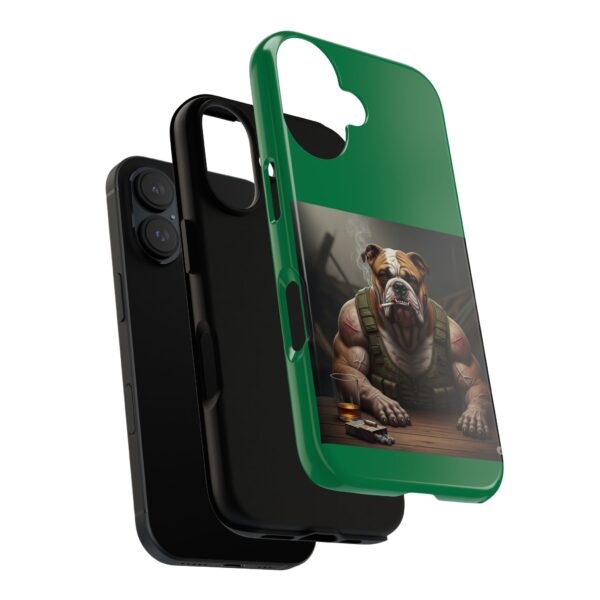 bulldog phone case tough cases, pet lover gift, dog themed accessory, birthday present, masculine tech decor