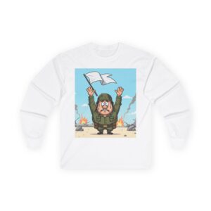 funny military peace long sleeve tee, gift for veterans, humorous t shirt, casual wear, army humor shirt