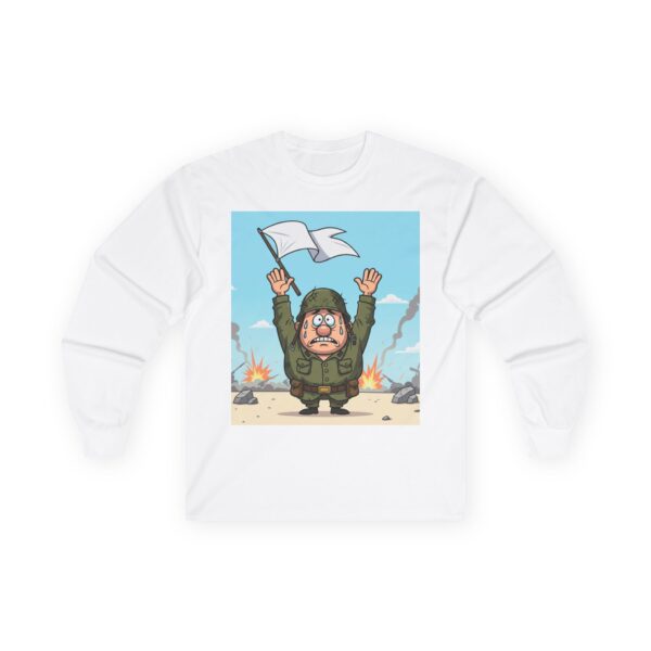 funny military peace long sleeve tee, gift for veterans, humorous t shirt, casual wear, army humor shirt