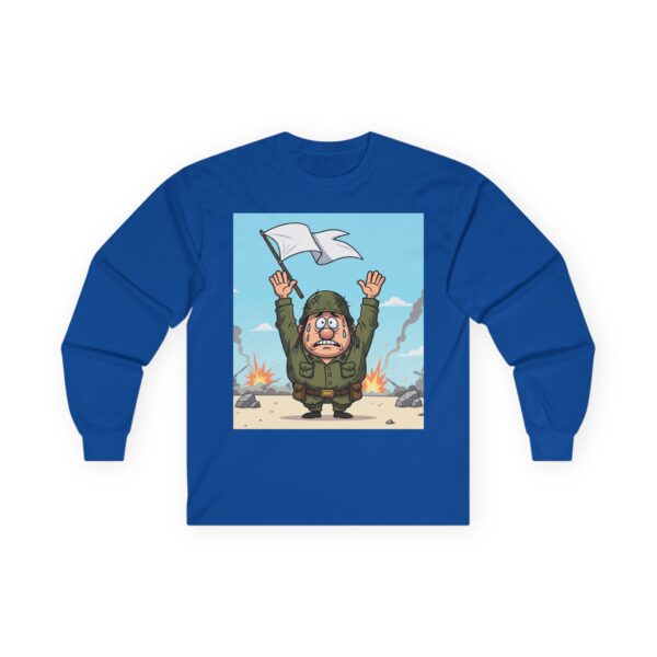 funny military peace long sleeve tee, gift for veterans, humorous t shirt, casual wear, army humor shirt