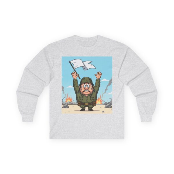 funny military peace long sleeve tee, gift for veterans, humorous t shirt, casual wear, army humor shirt