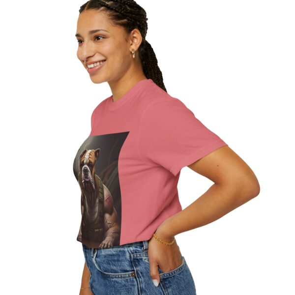 assertive bulldog graphic tee, unisex t shirt, casual wear, animal lover gift, stylish graphic top, unique dog art shirt