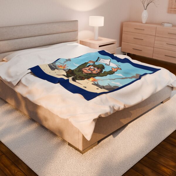 chic monkey plush blanket, cozy throw, kid's room decor, gifting, fun home accessory