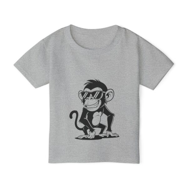 trendy toddler t shirt with cool monkey design, fun kids tee, monkey graphic shirt, summer apparel for toddlers, birthday gift