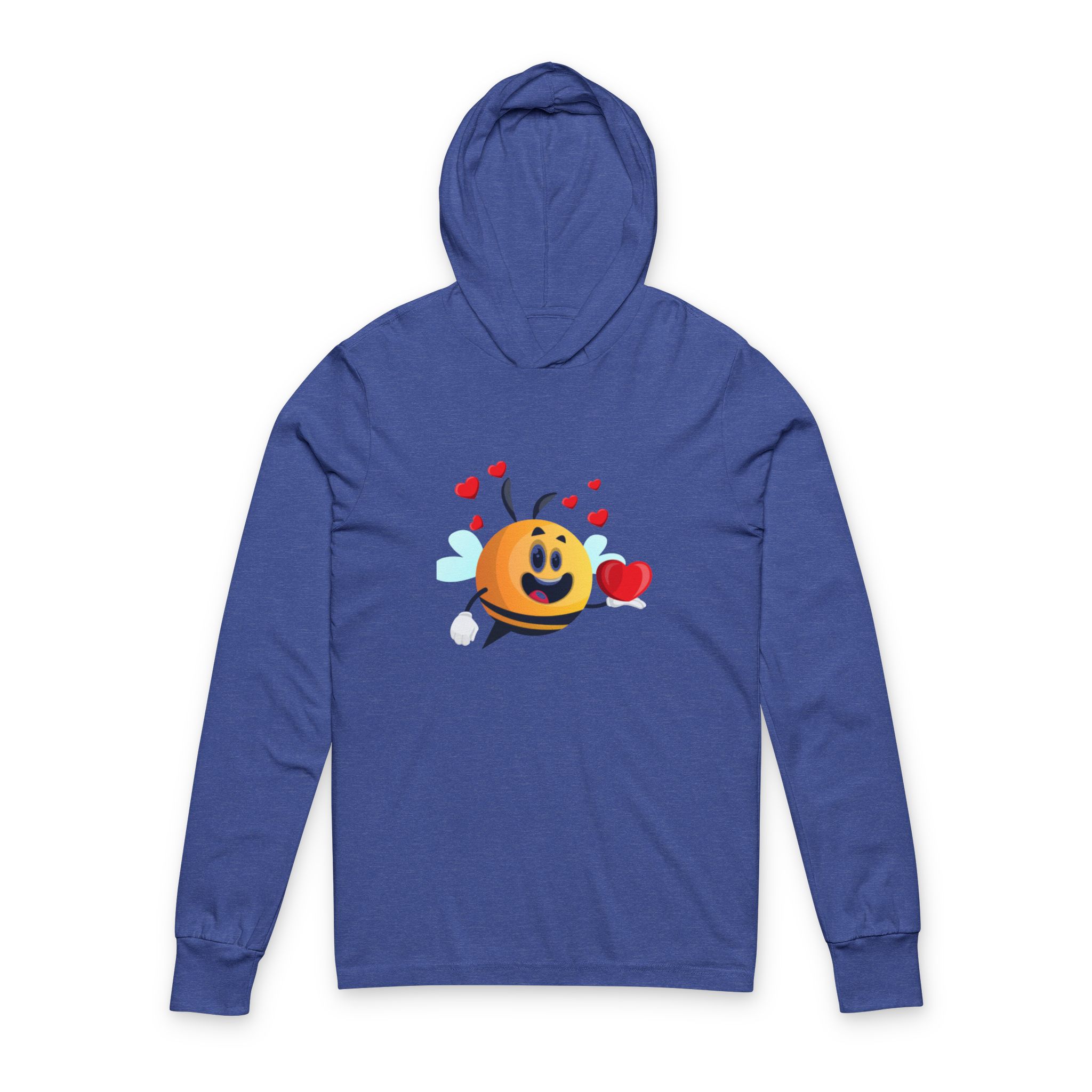 Love Emoji Hooded Long Sleeve Tee - Image 5