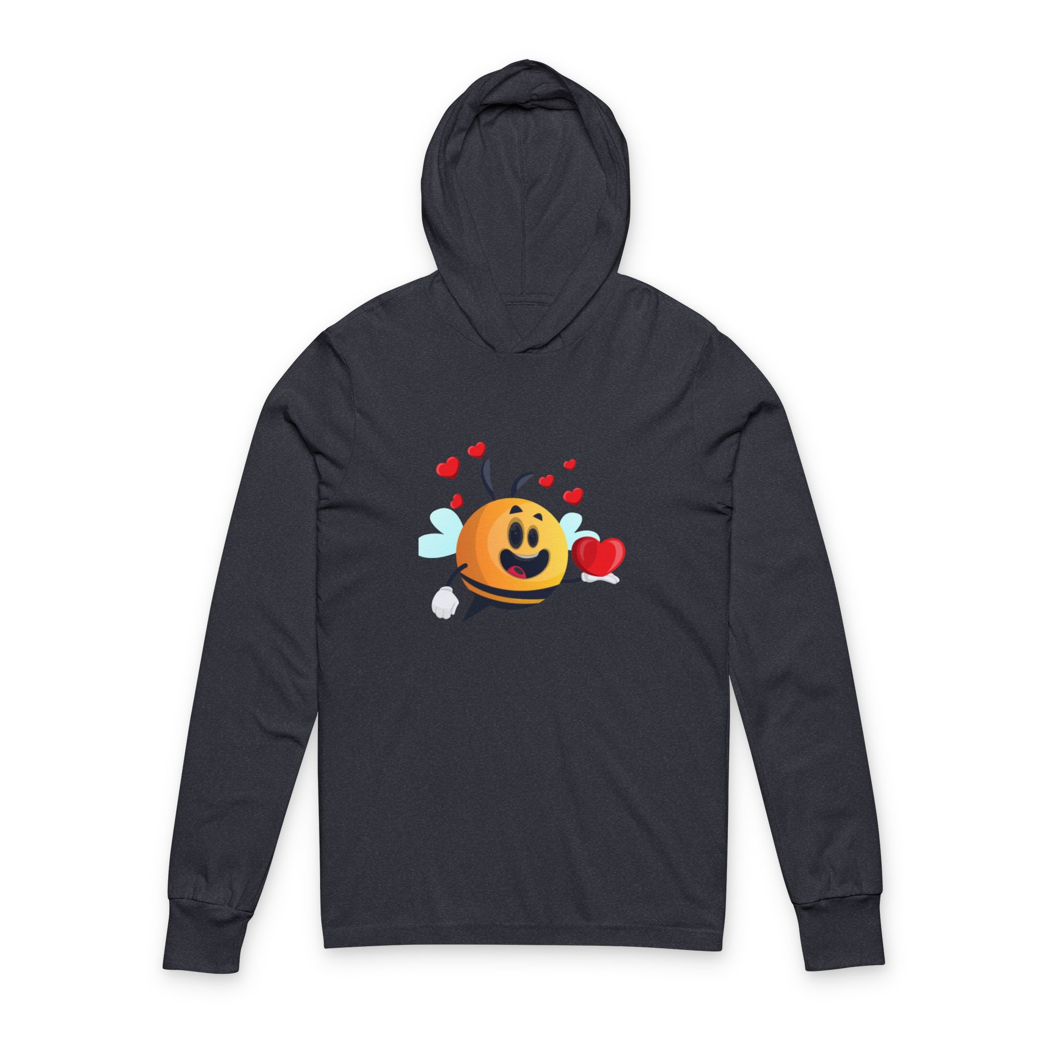 Love Emoji Hooded Long Sleeve Tee - Image 6